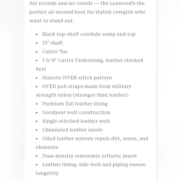 C.H. Hyer Women's Black Embroidered Heeled Boots - Picture 4 of 4